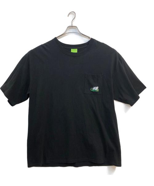 HUF（ハフ）HUF (ハフ) ポケットカットソー ブラック サイズ:XXLの古着・服飾アイテム