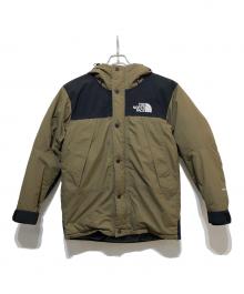 THE NORTH FACE（ザ ノース フェイス）の古着「マウンテンダウンジャケット」｜カーキ×ブラック