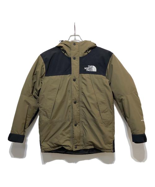 THE NORTH FACE（ザ ノース フェイス）THE NORTH FACE (ザ ノース フェイス) マウンテンダウンジャケット カーキ×ブラック サイズ:Sの古着・服飾アイテム