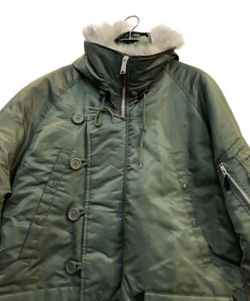 ALPHA（アルファ）ALPHA (アルファ) モッズコート グリーン サイズ:Mの古着・服飾アイテム