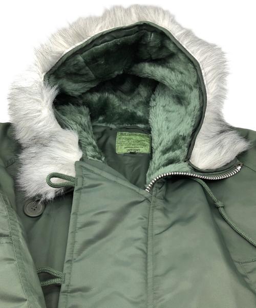 ALPHA（アルファ）ALPHA (アルファ) モッズコート グリーン サイズ:Mの古着・服飾アイテム