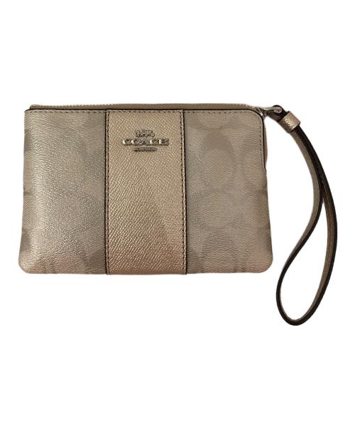 COACH（コーチ）COACH (コーチ) ポーチ ベージュの古着・服飾アイテム