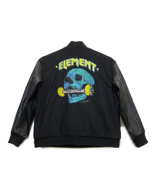 ELEMENT（エレメント）ELEMENT (エレメント) スタジャン ブラック サイズ:Lの古着・服飾アイテム