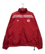 adidasアディダス）の古着「ナイロンジャケット」｜レッド×ホワイト