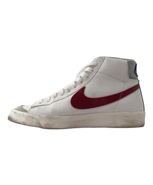 NIKE（ナイキ）NIKE (ナイキ) ブレーザー ミッド ホワイト×レッド サイズ:27cmの古着・服飾アイテム