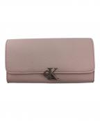 Calvin Kleinカルバンクライン）の古着「長財布」｜ピンク