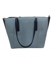Kate Spade（ケイトスペード）の古着「トートバッグ」｜ブルー×ネイビー
