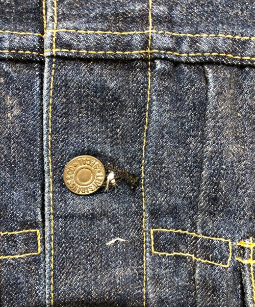 LEVI'S（リーバイス）LEVI'S (リーバイス) ノーカラーデニムジャケット インディゴ サイズ:38の古着・服飾アイテム