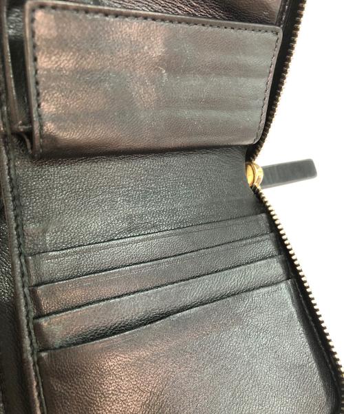 MARNI（マルニ）MARNI (マルニ) 2つ折り財布 ブラックの古着・服飾アイテム