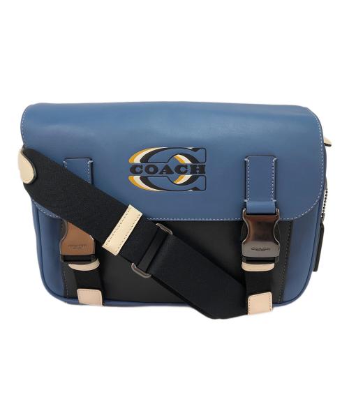COACH（コーチ）COACH (コーチ) ショルダーバッグ ブルー×ブラックの古着・服飾アイテム