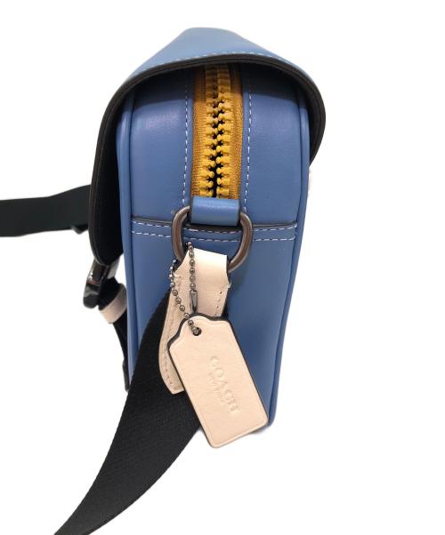 COACH（コーチ）COACH (コーチ) ショルダーバッグ ブルー×ブラックの古着・服飾アイテム