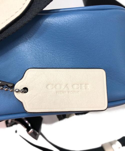 COACH（コーチ）COACH (コーチ) ショルダーバッグ ブルー×ブラックの古着・服飾アイテム