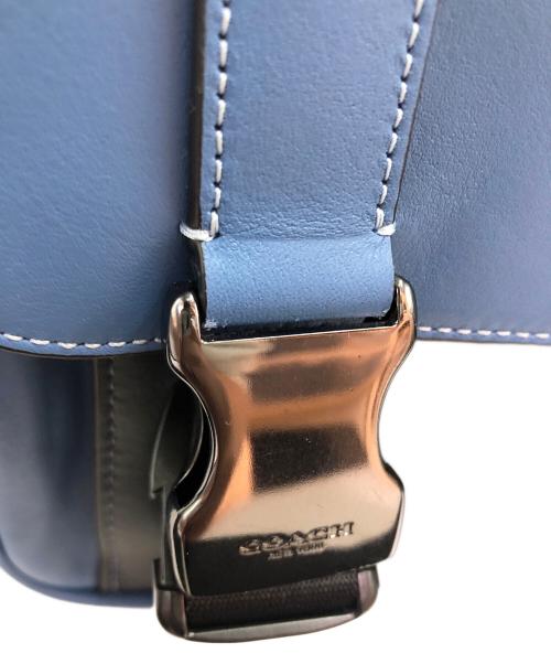 COACH（コーチ）COACH (コーチ) ショルダーバッグ ブルー×ブラックの古着・服飾アイテム