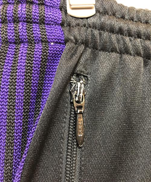 Needles（ニードルズ）Needles (ニードルズ) トラックパンツ ブラック×パープル サイズ:Sの古着・服飾アイテム