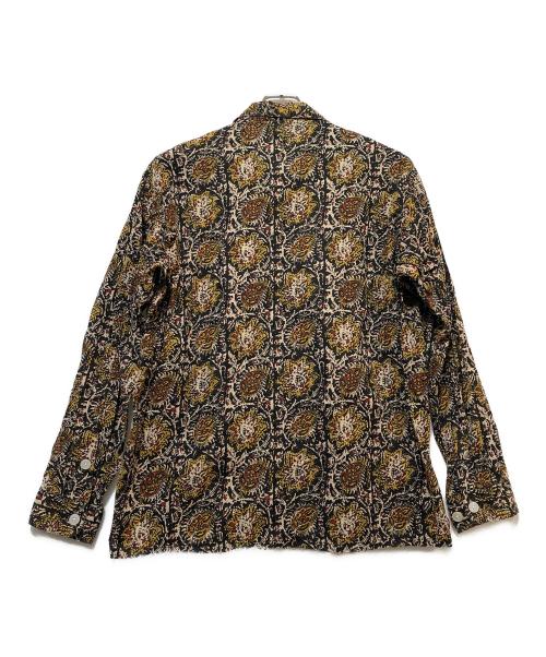 South2 West8（サウスツー ウエストエイト）South2 West8 (サウスツー ウエストエイト) 柄シャツ ベージュ×ブラック サイズ:Mの古着・服飾アイテム