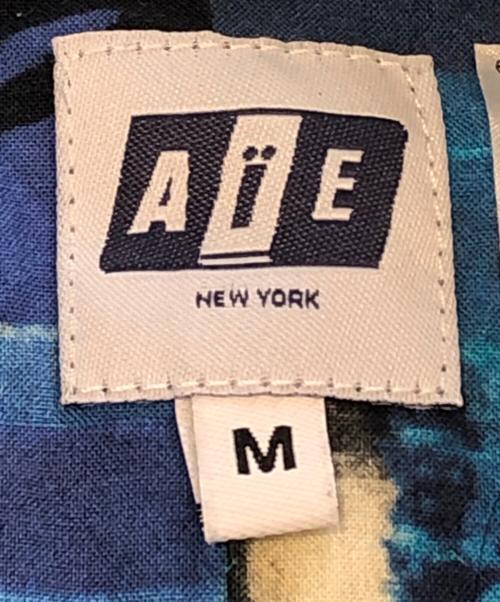 AiE（エーアイイー）AiE (エーアイイー) ジャケット ブルー×ホワイト サイズ:Mの古着・服飾アイテム