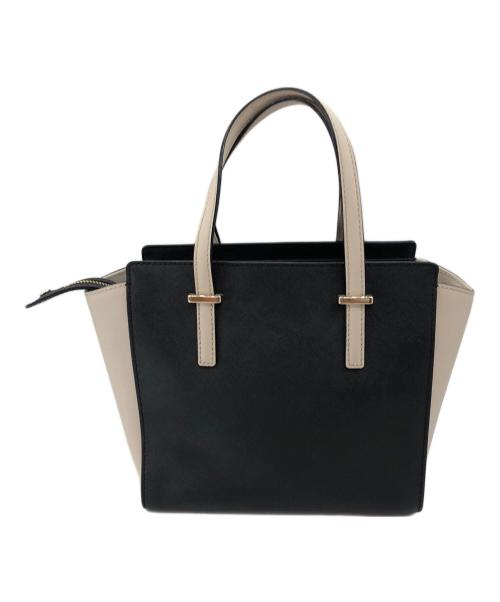 Kate Spade（ケイトスペード）Kate Spade (ケイトスペード) ハンドバッグ ベージュ×ブラックの古着・服飾アイテム