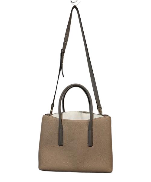 Kate Spade（ケイトスペード）Kate Spade (ケイトスペード) 2WAYショルダーバッグ ベージュの古着・服飾アイテム