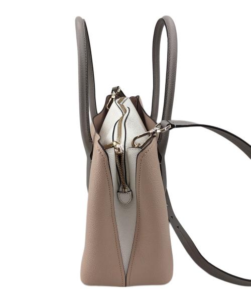 Kate Spade（ケイトスペード）Kate Spade (ケイトスペード) 2WAYショルダーバッグ ベージュの古着・服飾アイテム