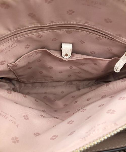 Kate Spade（ケイトスペード）Kate Spade (ケイトスペード) 2WAYショルダーバッグ ベージュの古着・服飾アイテム