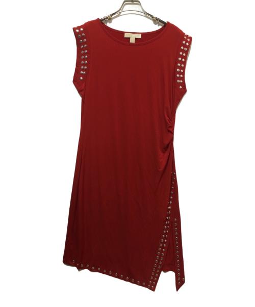 MICHAEL KORS（マイケル・コース）MICHAEL KORS (マイケルコース) ワンピース レッド サイズ:Ｌの古着・服飾アイテム