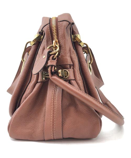 Chloe（クロエ）Chloe (クロエ) 2WAYバッグ ブラウンの古着・服飾アイテム