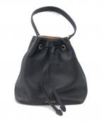 MIU MIUミュウミュウ）の古着「巾着ショルダーバッグ」｜ブラック