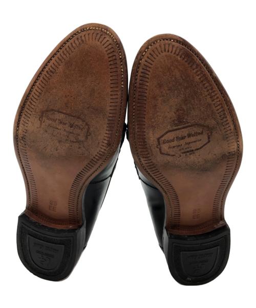 HIROKAWA（ヒロカワ）HIROKAWA (ヒロカワ) レザーシューズ ブラック サイズ:25cmの古着・服飾アイテム