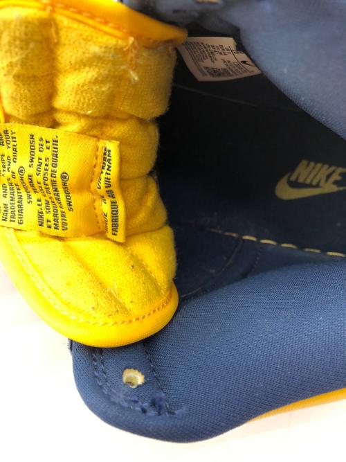NIKE（ナイキ）NIKE (ナイキ) Dunk High Michigan イエロー×ネイビー サイズ:28の古着・服飾アイテム