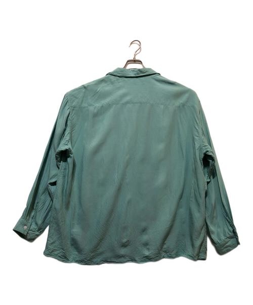 flagstuff（フラグスタフ）FLAGSTUFF (フラグスタフ) 長袖シャツ ブルー×オレンジ サイズ:Lの古着・服飾アイテム