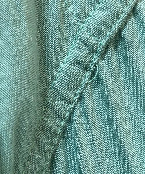 flagstuff（フラグスタフ）FLAGSTUFF (フラグスタフ) 長袖シャツ ブルー×オレンジ サイズ:Lの古着・服飾アイテム