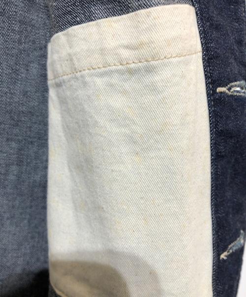 Schott（ショット）Schott (ショット) OLD DENIM WORK VEST インディゴ サイズ:Lの古着・服飾アイテム