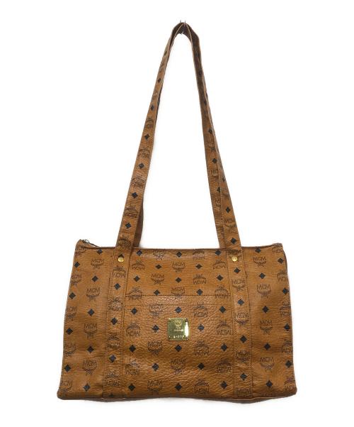 MCM（エムシーエム）MCM (エムシーエム) トラベルショルダーバッグ ブラウンの古着・服飾アイテム