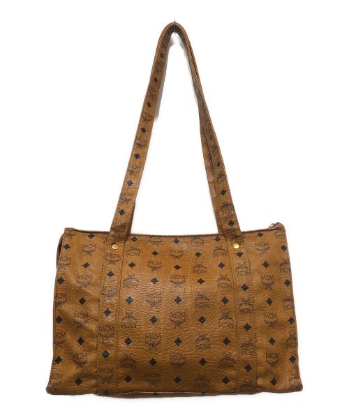 MCM（エムシーエム）MCM (エムシーエム) トラベルショルダーバッグ ブラウンの古着・服飾アイテム