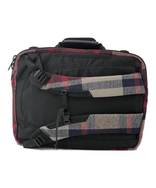 THE NORTHFACE PURPLELABEL（ザ・ノースフェイス パープルレーベル）THE NORTHFACE PURPLELABEL (ザ・ノースフェイス パープルレーベル) 3WAYバッグ　Spike Jonze  グレー×レッドの古着・服飾アイテム