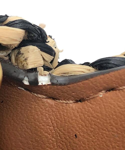 TORY BURCH（トリーバーチ）TORY BURCH (トリーバーチ) ショルダーカゴバッグ ベージュ×ブラウンの古着・服飾アイテム