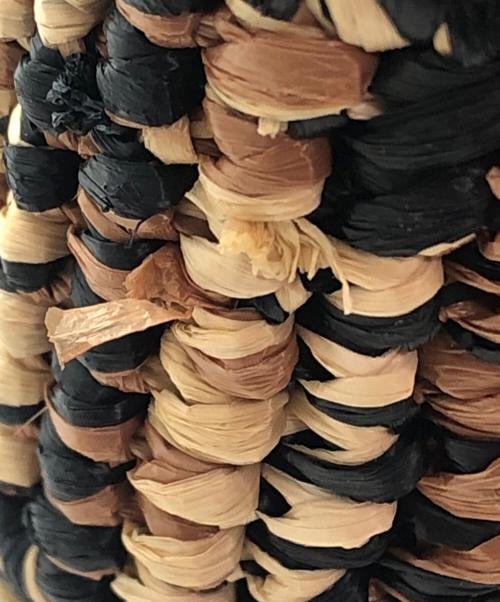 TORY BURCH（トリーバーチ）TORY BURCH (トリーバーチ) ショルダーカゴバッグ ベージュ×ブラウンの古着・服飾アイテム