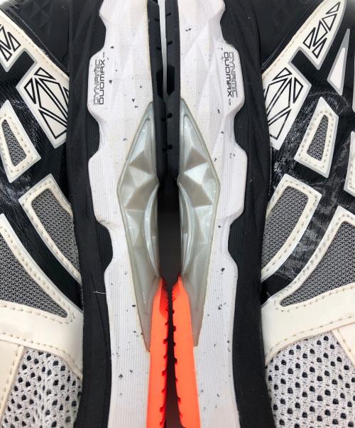 asics（アシックス）asics (アシックス) スニーカー ホワイト×オレンジ サイズ:27.5㎝の古着・服飾アイテム