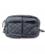 BLACK BEAUTY by HEAD PORTERブラックビューティー バイ ヘッドポーター）の古着「キルティングウエストバッグ」｜ブラック