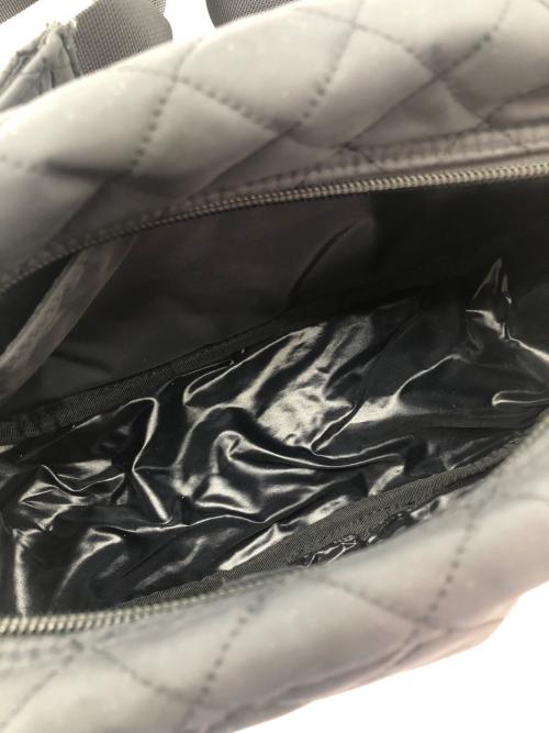 BLACK BEAUTY by HEAD PORTER（ブラックビューティー バイ ヘッドポーター）BLACK BEAUTY by HEAD PORTER (ブラックビューティー バイ ヘッドポーター) キルティングウエストバッグ ブラックの古着・服飾アイテム