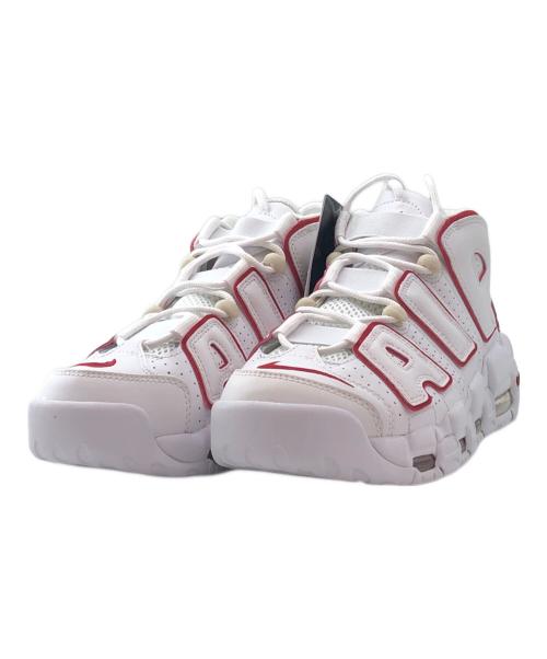 NIKE（ナイキ）NIKE (ナイキ) ハイカットスニーカー AIR MORE UP TEMPO ホワイト×レッド サイズ:25cmの古着・服飾アイテム