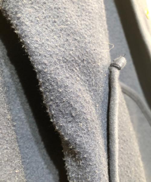 POLO RALPH LAUREN（ポロ・ラルフローレン）POLO RALPH LAUREN (ポロ・ラルフローレン) フーデッドベースボールジャケット ネイビー×ホワイト サイズ:Lの古着・服飾アイテム