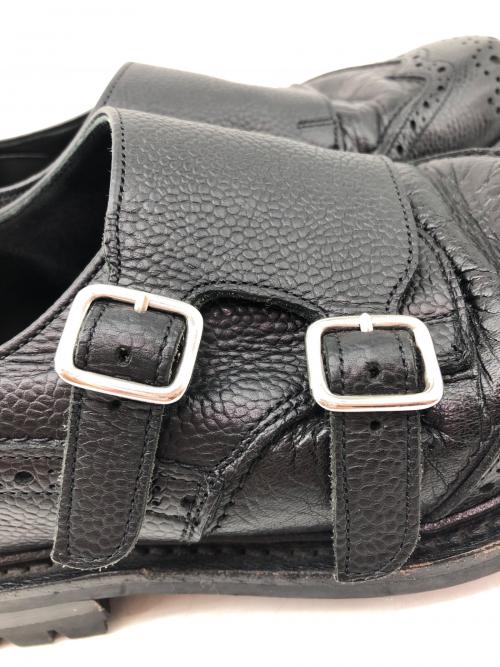 Tricker's（トリッカーズ）Tricker's (トリッカーズ) ダブルモンクウイングチップシューズ ブラック サイズ:無しの古着・服飾アイテム