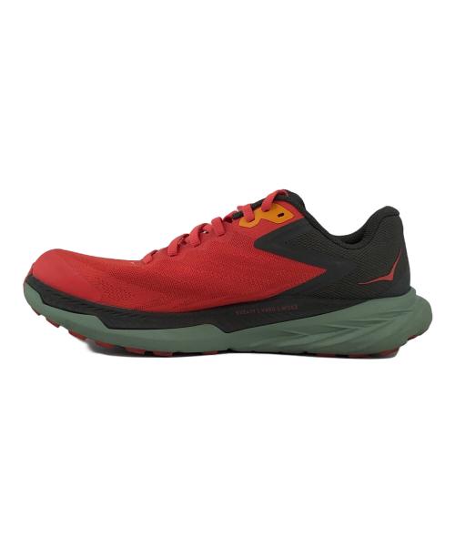 HOKAONEONE（ホカオネオネ）HOKAONEONE (ホカオネオネ) スニーカー レッド×グリーン サイズ:25㎝の古着・服飾アイテム
