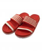 VIVAIAビバイア）の古着「サンダル」｜レッド×ホワイト