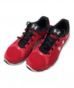 UNDER ARMOURアンダーアーマー）の古着「ランニングシューズ」｜レッド