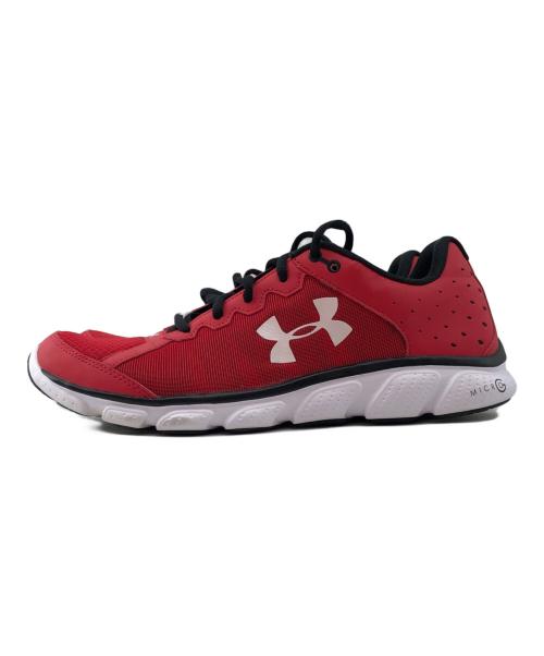 UNDER ARMOUR（アンダーアーマー）UNDER ARMOUR (アンダーアーマー) ランニングシューズ レッド サイズ:27.5㎝の古着・服飾アイテム