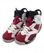 NIKEナイキ）の古着「ハイカットスニーカー/AIR JORDAN6」｜ホワイト×レッド