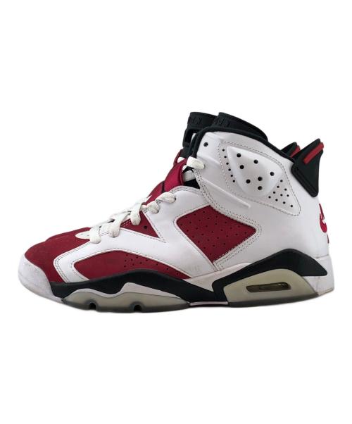 NIKE（ナイキ）NIKE (ナイキ) ハイカットスニーカー/AIR JORDAN6 ホワイト×レッド サイズ:25.5cmの古着・服飾アイテム