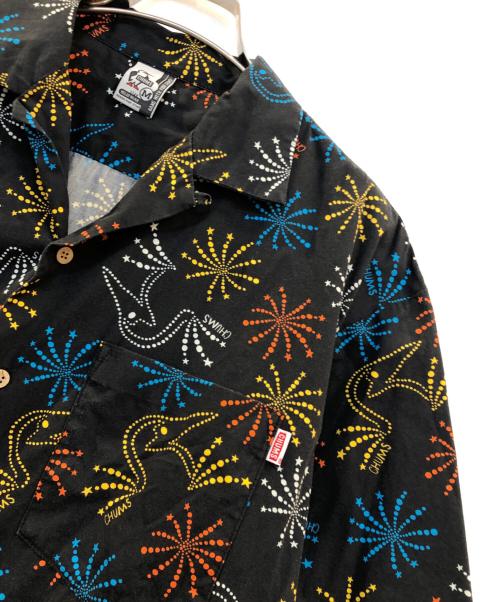 CHUMS（チャムス）CHUMS (チャムス) 開襟シャツ ブラック サイズ:Mの古着・服飾アイテム